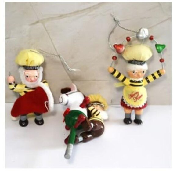Set Of 3 Vintage Hershey Ornaments 1999 For Christmas Tree Decor - Picture 1 of 5